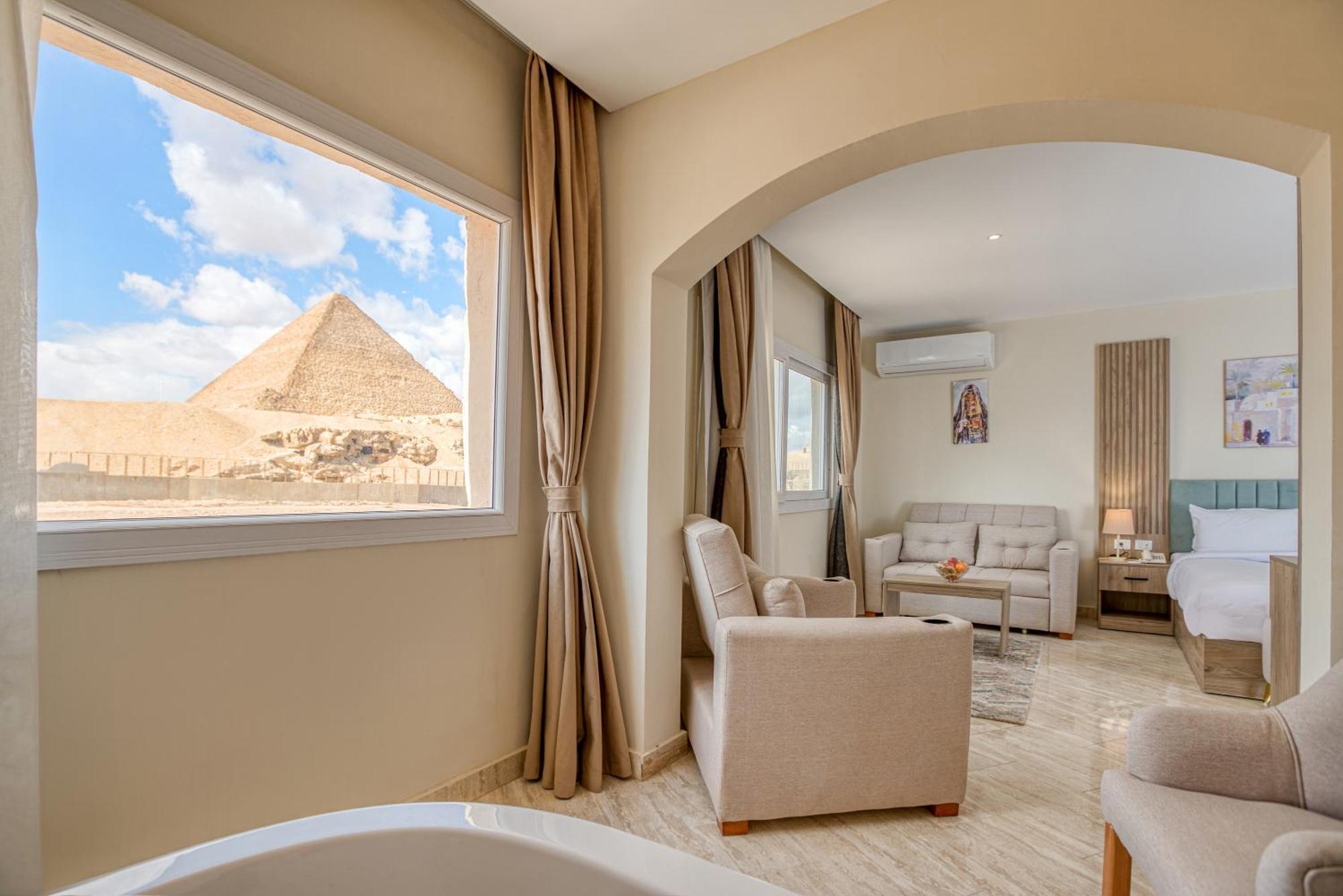 Soul Pyramids View Hotel Kafrat al Jabal Luaran gambar
