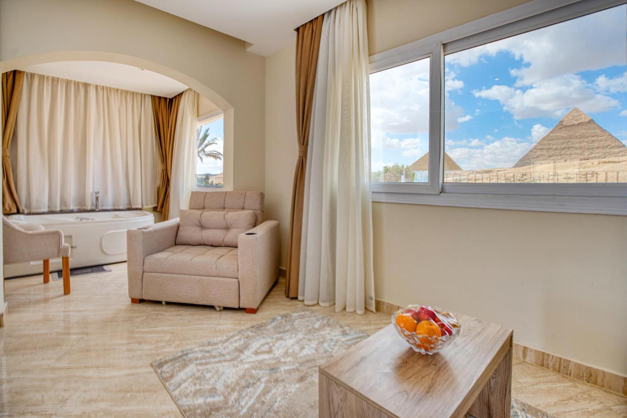 Soul Pyramids View Hotel Kafrat al Jabal Luaran gambar