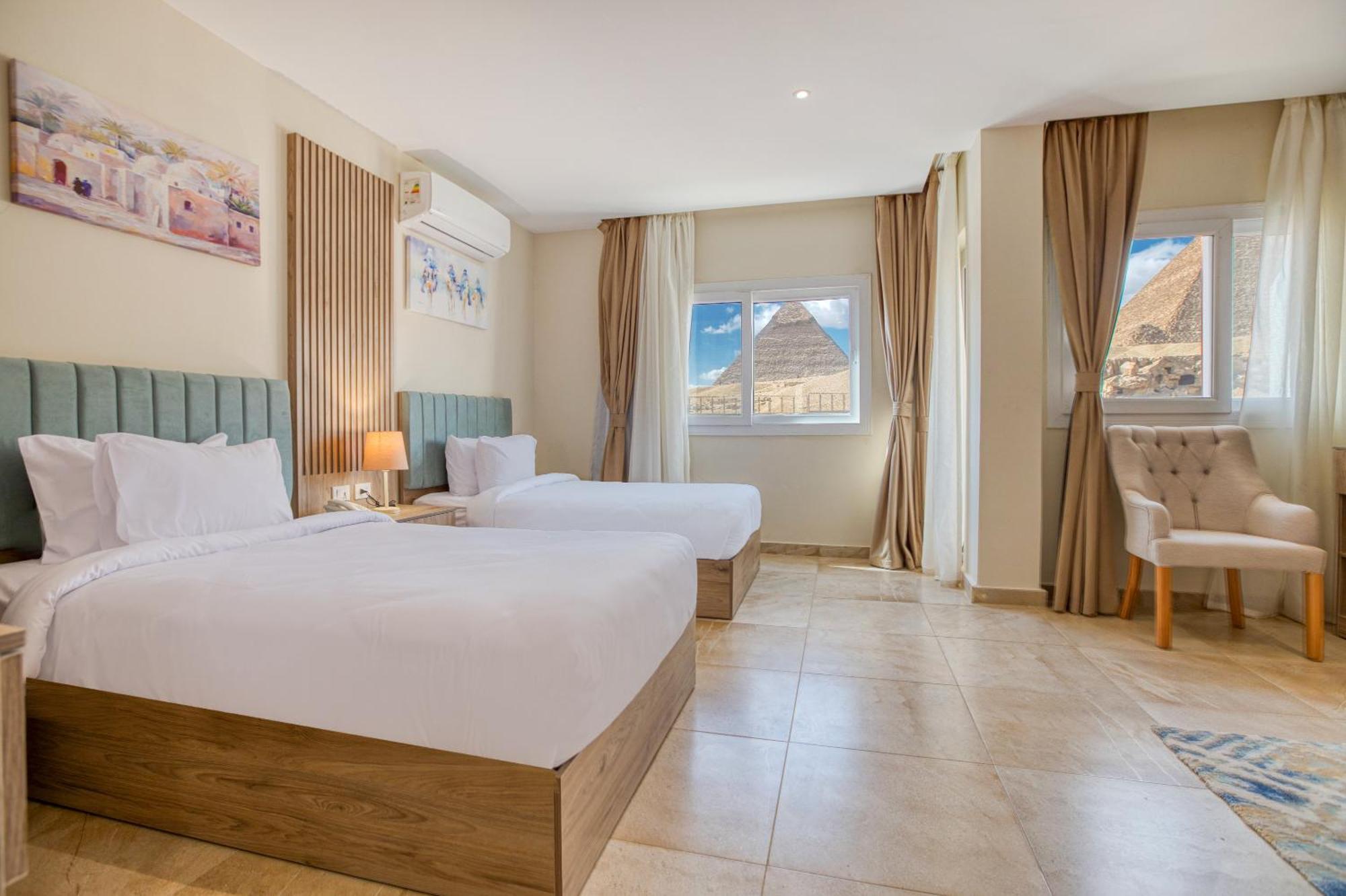 Soul Pyramids View Hotel Kafrat al Jabal Luaran gambar