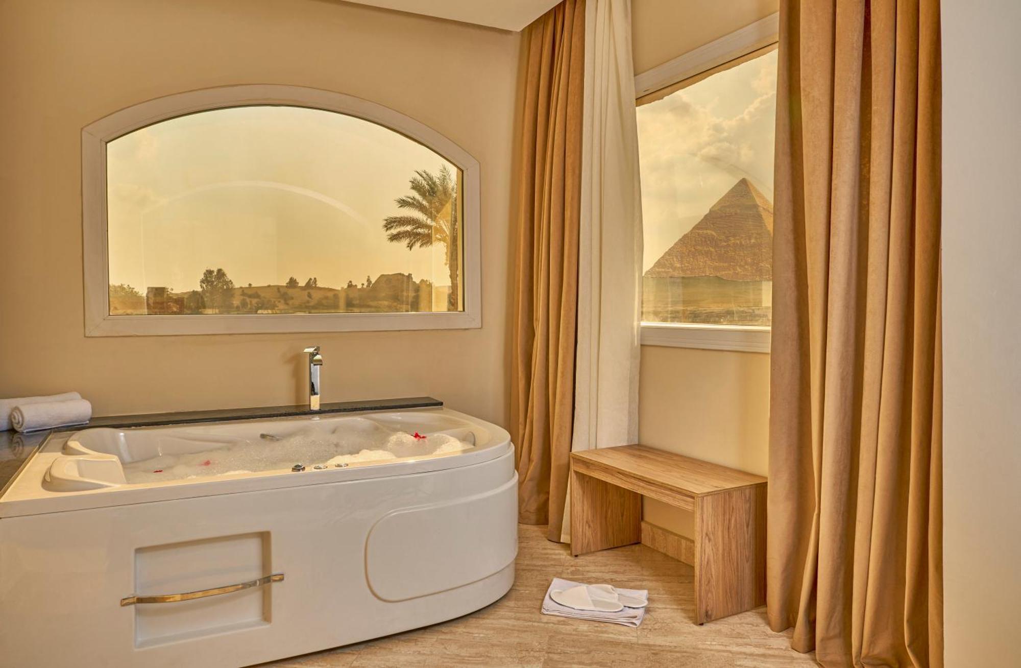 Soul Pyramids View Hotel Kafrat al Jabal Luaran gambar